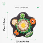Star Flower Pet Snuffle Mat Slow Feeding Pad Interactive Nose Work Toy Indoor Dog Training Boredom Relief Supplies New