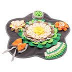 Star Flower Pet Snuffle Mat Slow Feeding Pad Interactive Nose Work Toy Indoor Dog Training Boredom Relief Supplies New