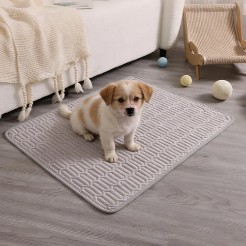 1Pc Summer Dog Cooling Mat Ice Slicky Fiber Fabric Cooling Mat Universal Cooling Mat for Puppies and Adult Dogs