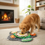 Star Flower Pet Snuffle Mat Slow Feeding Pad Interactive Nose Work Toy Indoor Dog Training Boredom Relief Supplies New