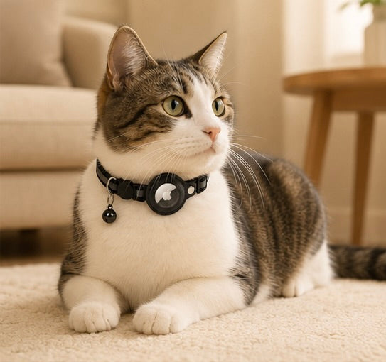 Farol – GPS-fähiges Katzenhalsband mit Sicherheitsverschluss und Reflektor