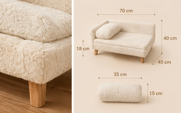 Nido – Hundesofa aus Massivholz