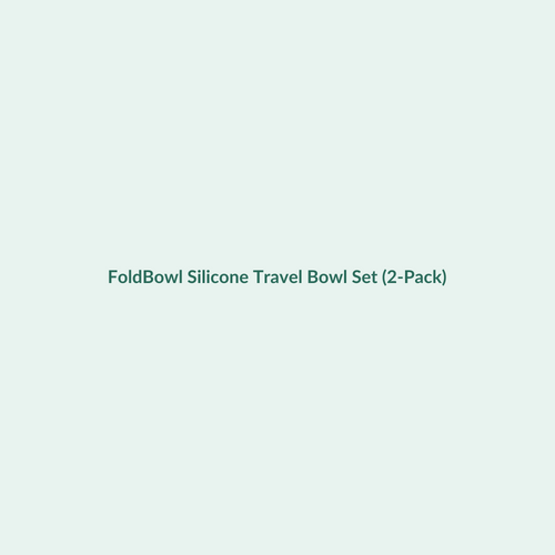FoldBowl Silicone Travel Bowl Set (2-Pack) (placeholder)
