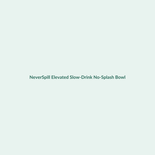 NeverSpill Elevated Slow-Drink No-Splash Bowl (placeholder)